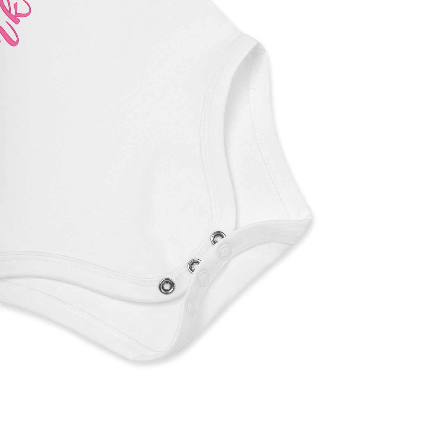 Babystrampler "My love is Pink"