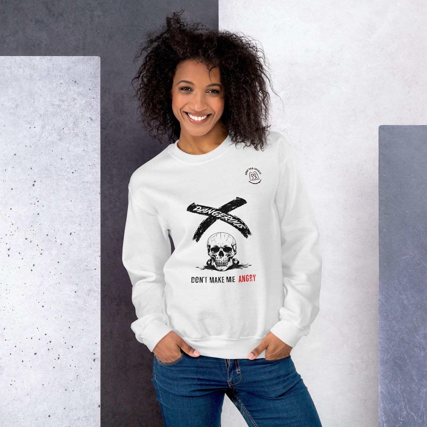 Totenkopf Pullover mit Individuellem Design Ideal als Geschenk
