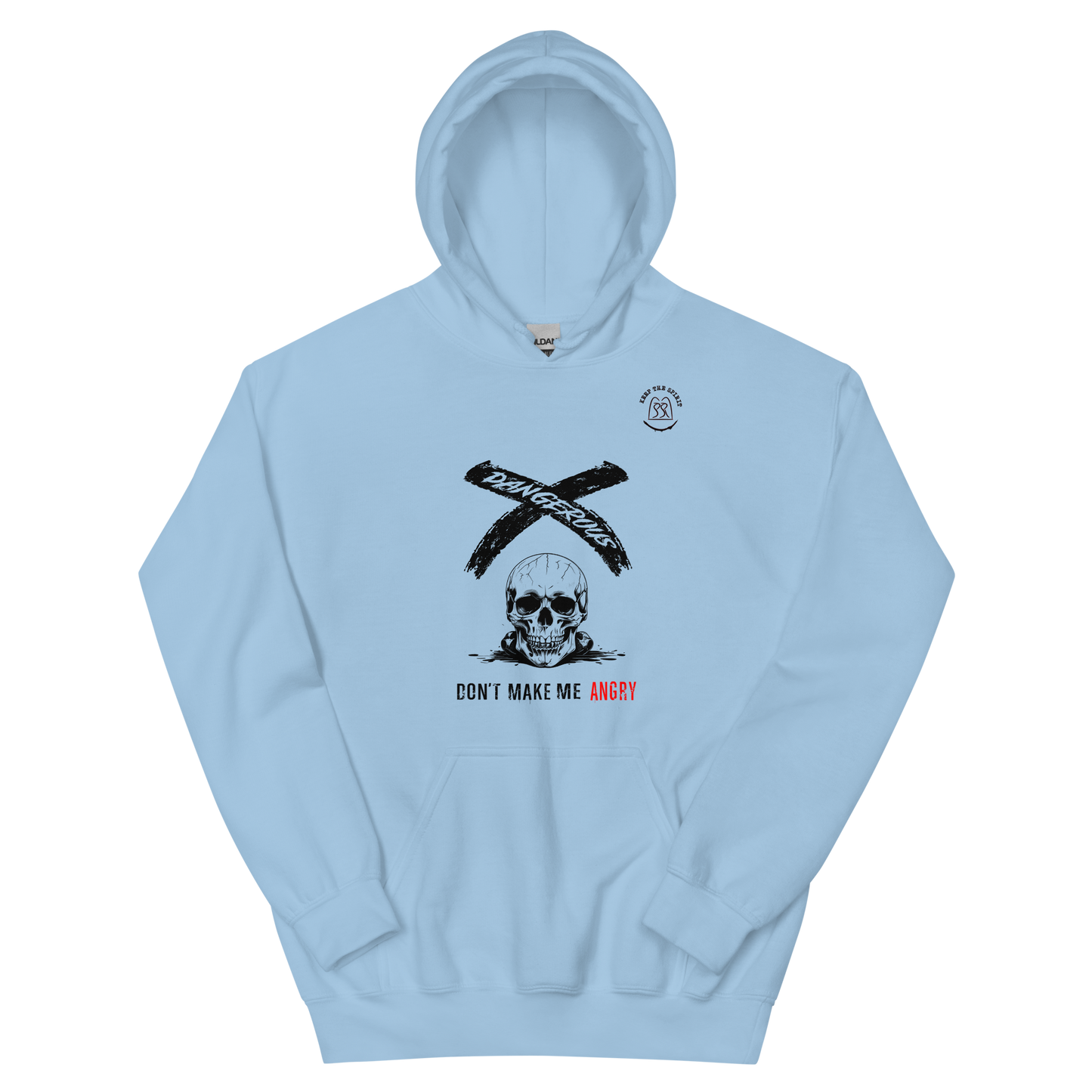 Totenkopf-Kapuzenpullover Geschenk mit lustigem Design