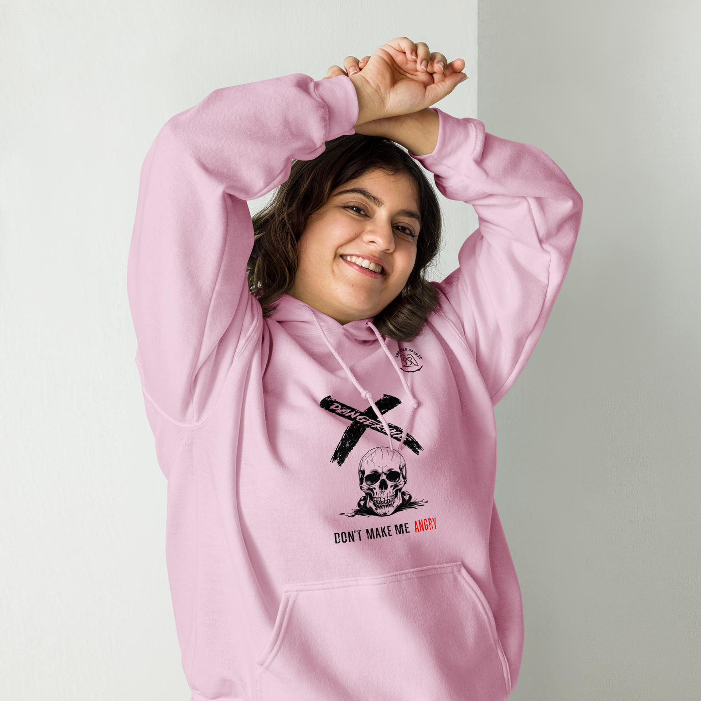 Totenkopf-Kapuzenpullover Geschenk mit lustigem Design