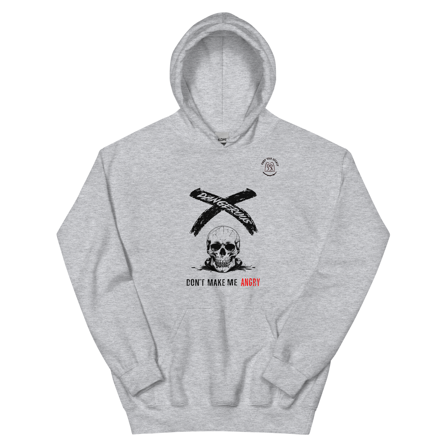 Totenkopf-Kapuzenpullover Geschenk mit lustigem Design