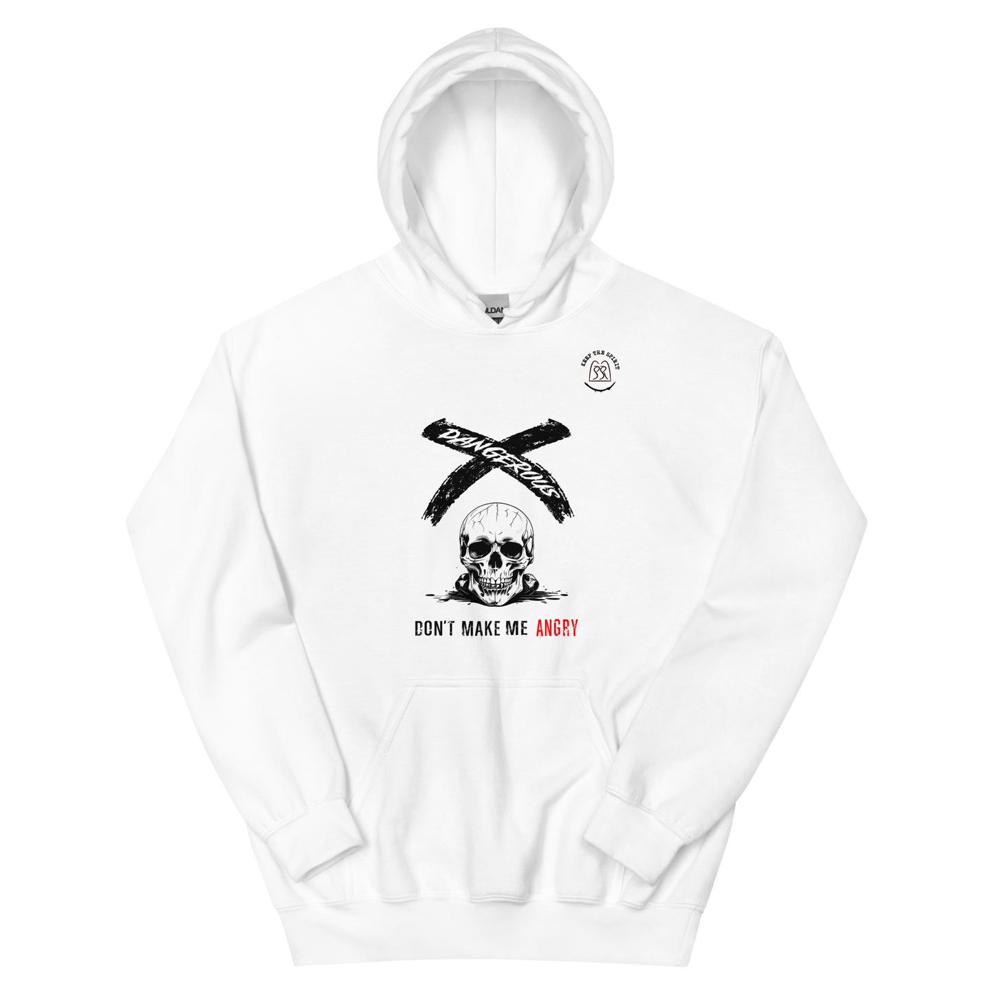 Totenkopf-Kapuzenpullover Geschenk mit lustigem Design