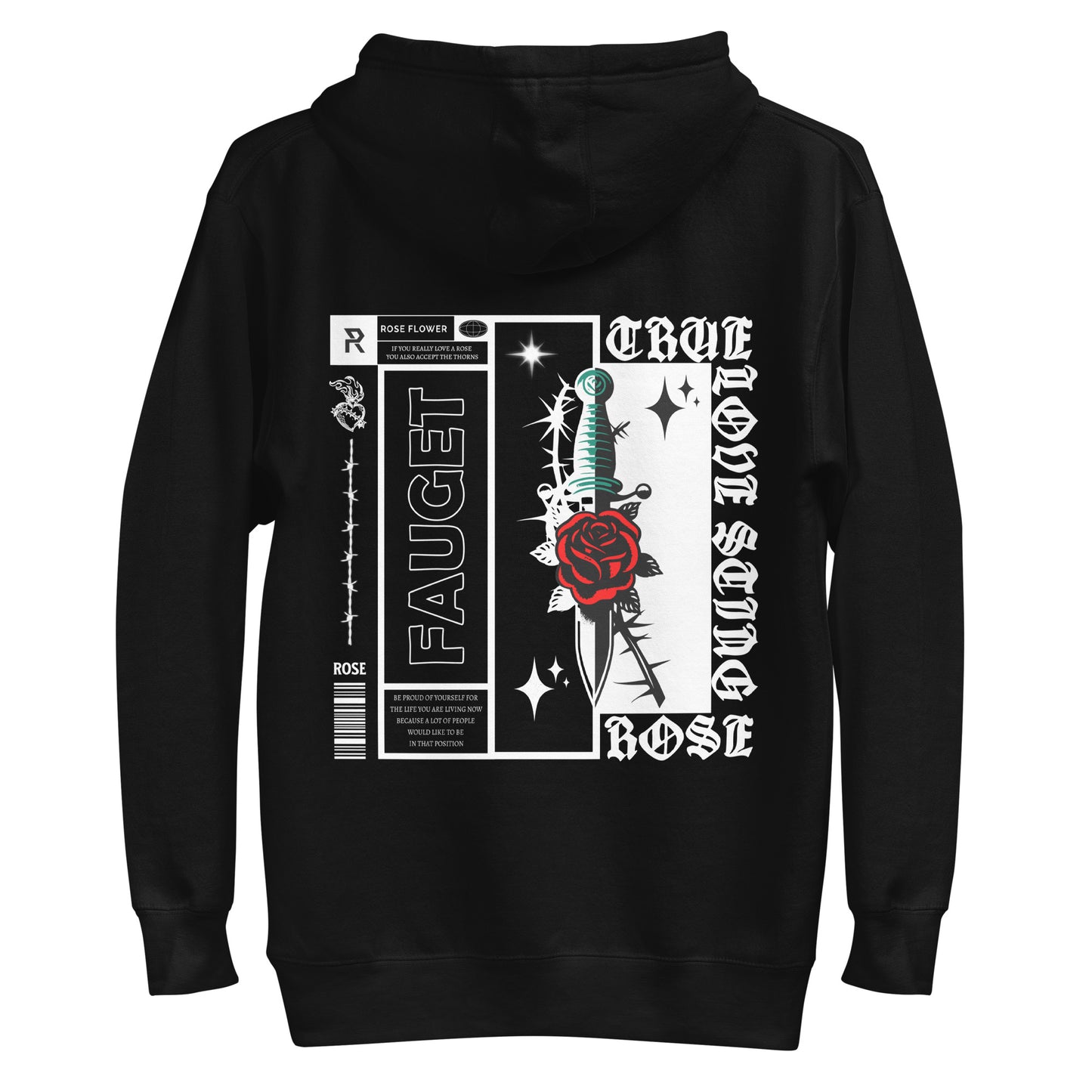 TRUE LOVE THORNS - Kapuzenpullover