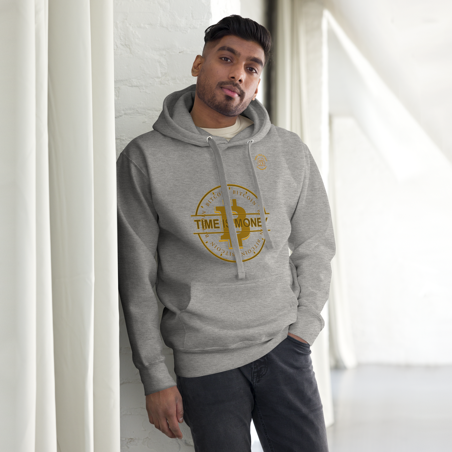 Bitcoin-Kapuzenpullover Hoodie für Bitcoin Fans