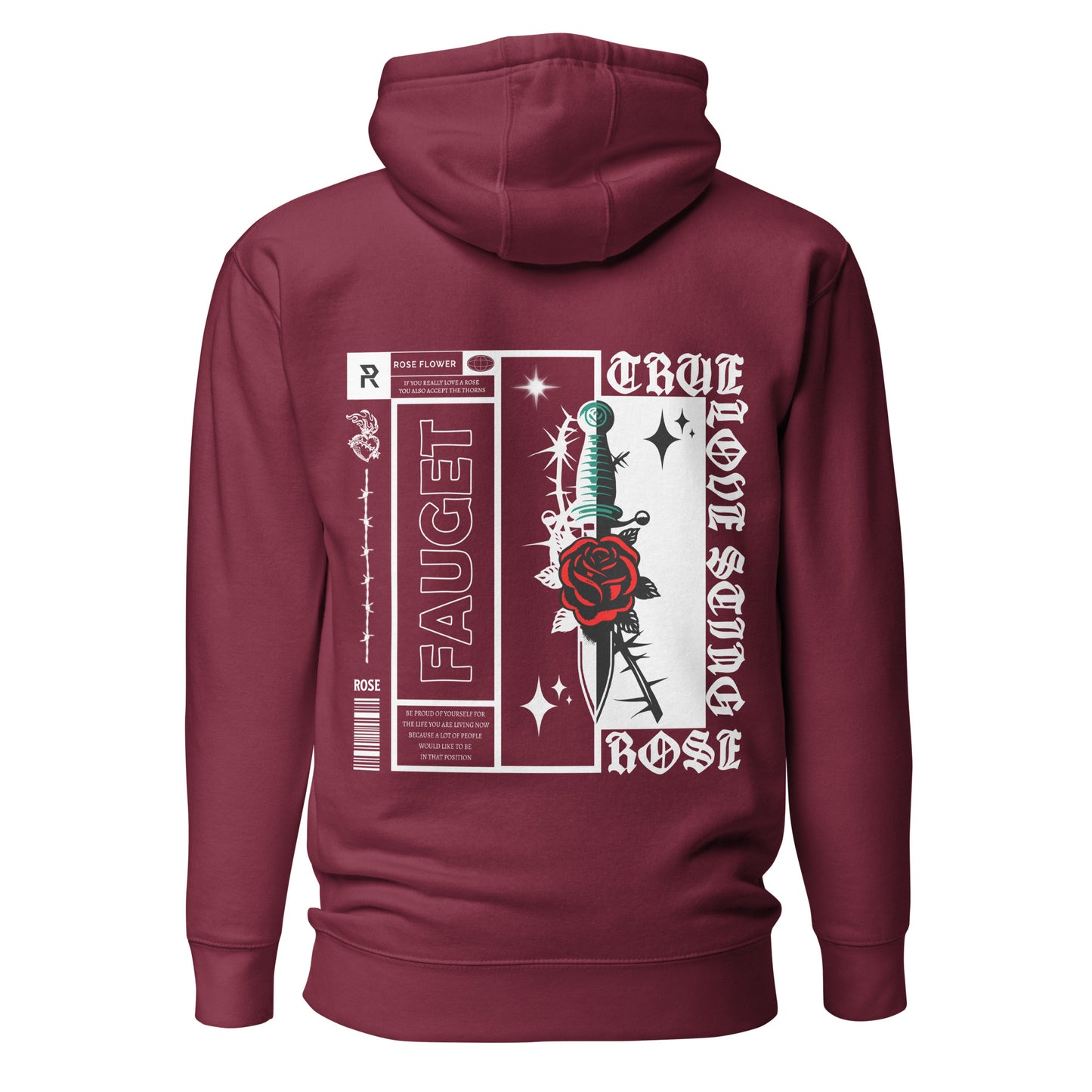 TRUE LOVE THORNS - Kapuzenpullover