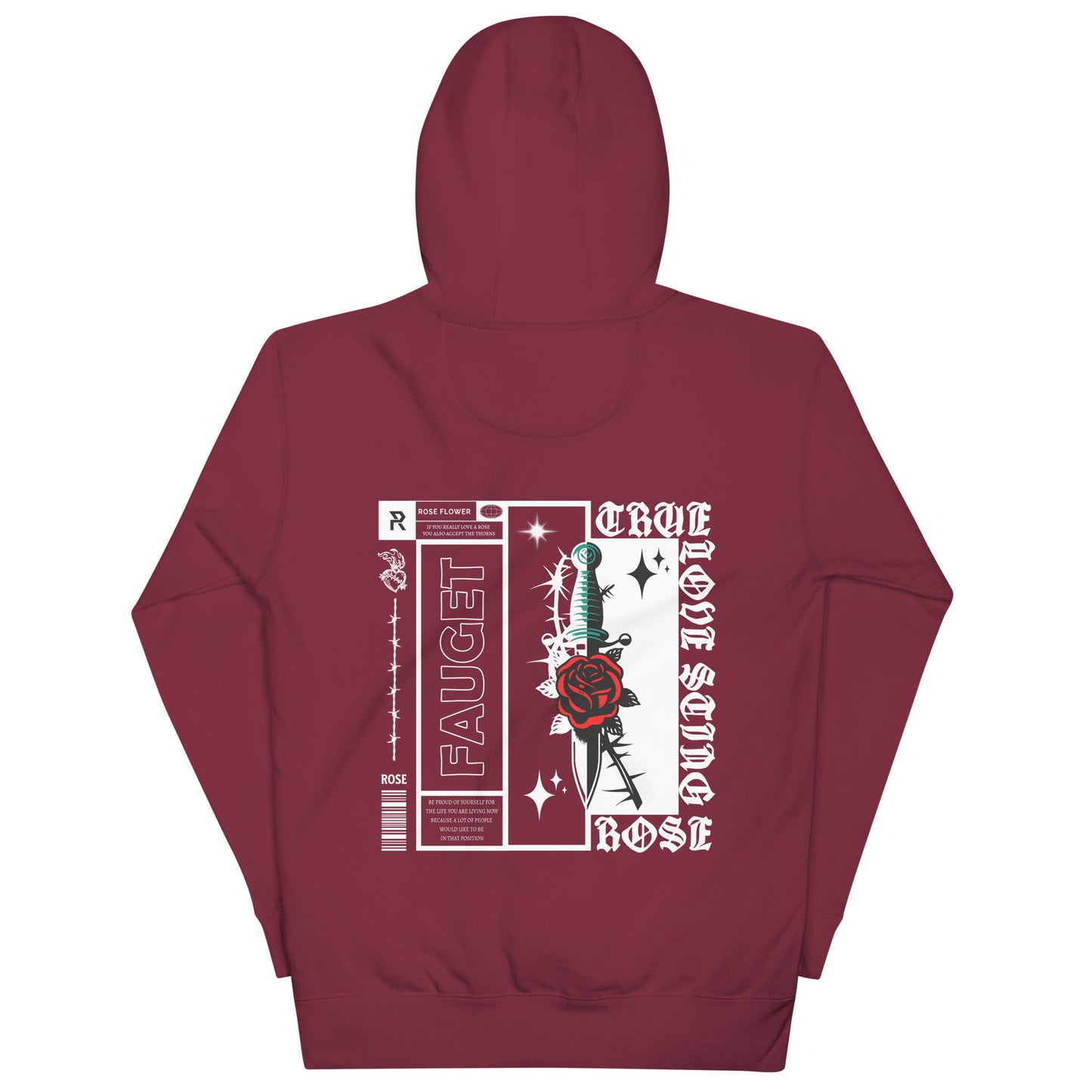 TRUE LOVE THORNS - Kapuzenpullover