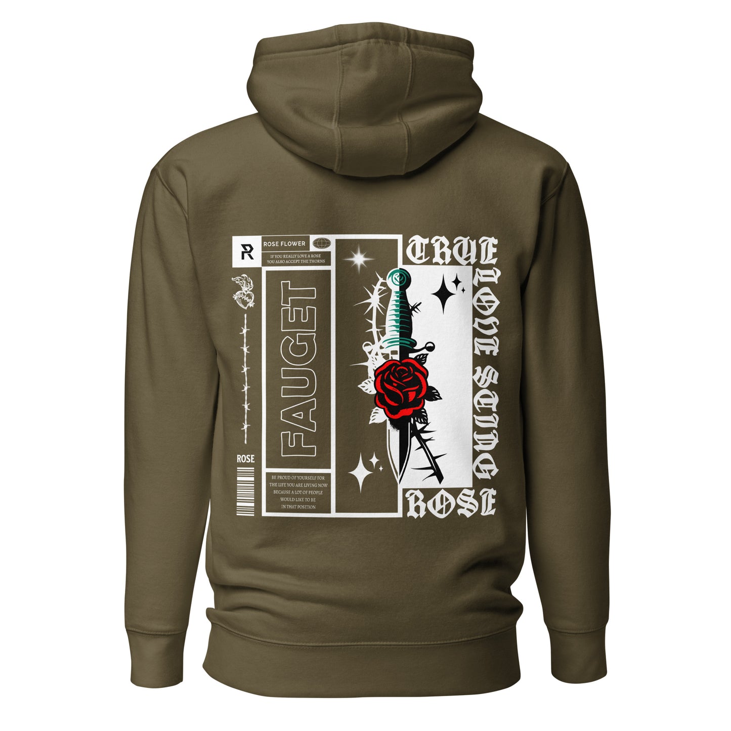 TRUE LOVE THORNS - Kapuzenpullover