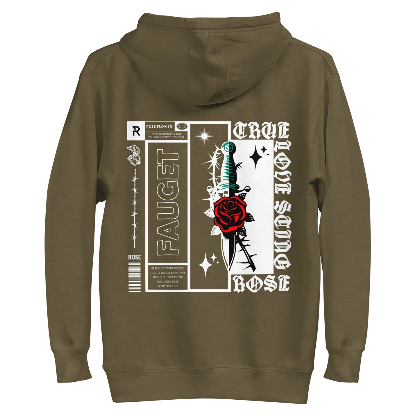 TRUE LOVE THORNS - Kapuzenpullover