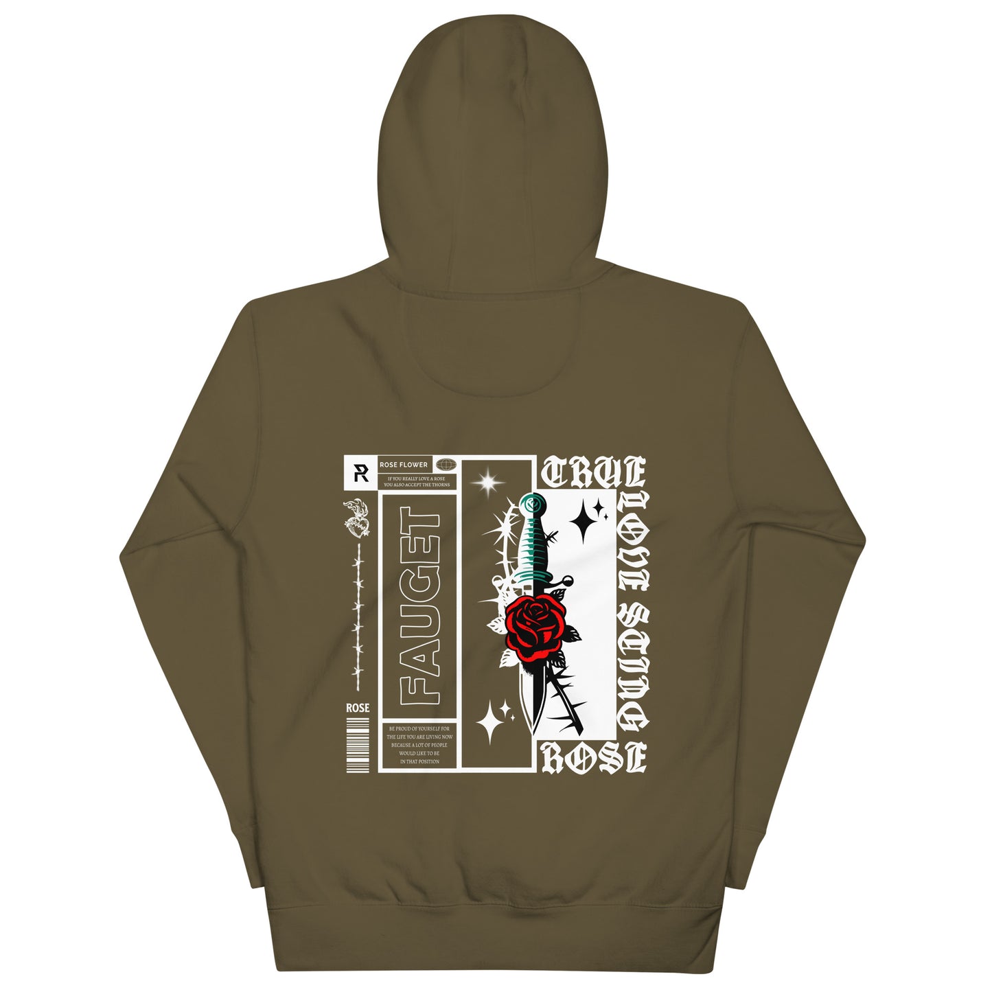 TRUE LOVE THORNS - Kapuzenpullover