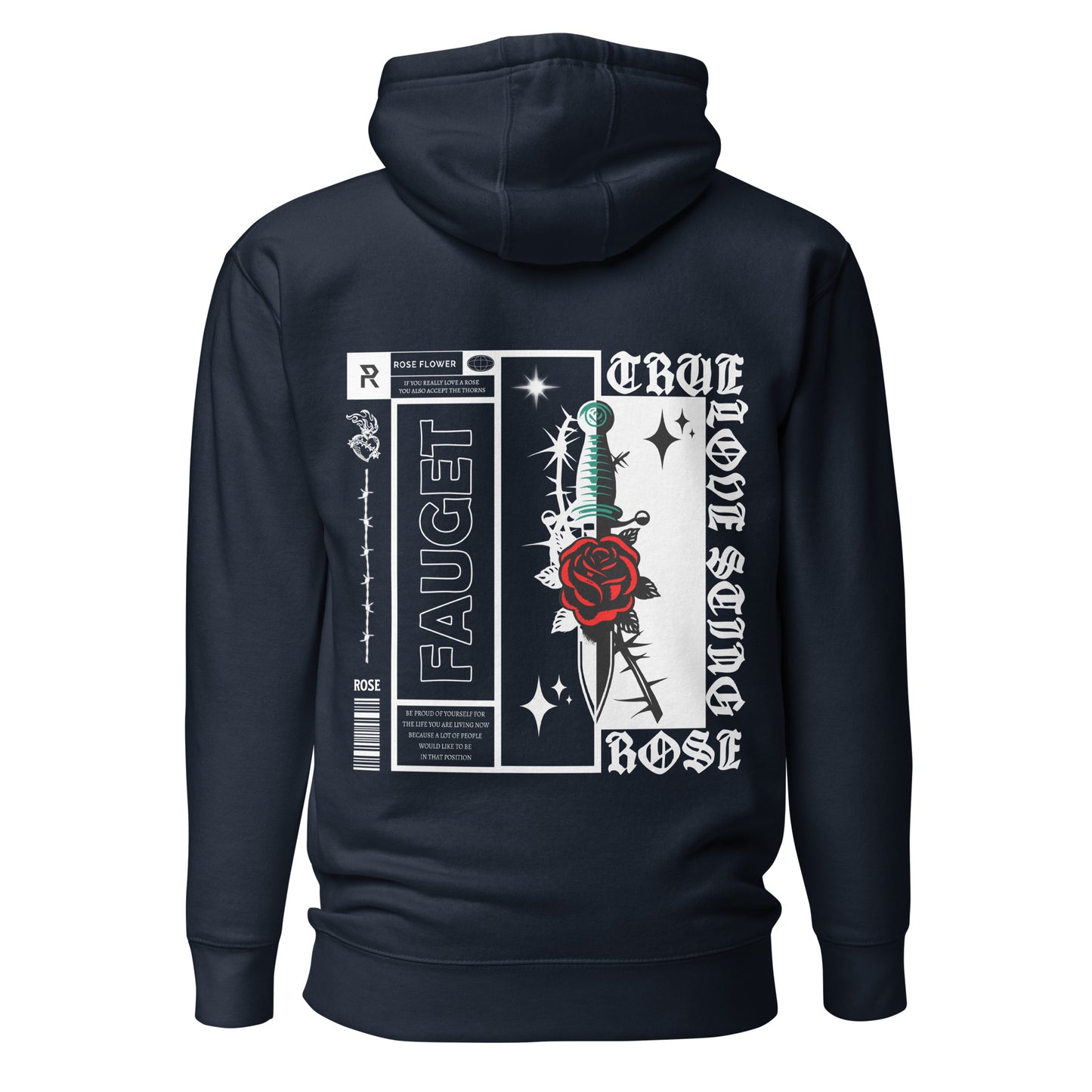 TRUE LOVE THORNS - Kapuzenpullover