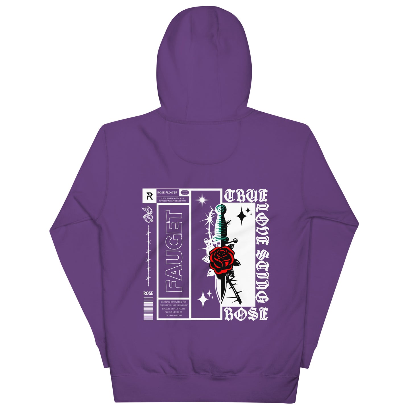 TRUE LOVE THORNS - Kapuzenpullover