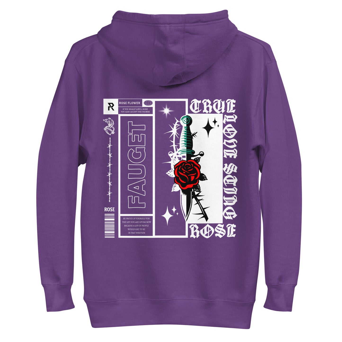 TRUE LOVE THORNS - Kapuzenpullover