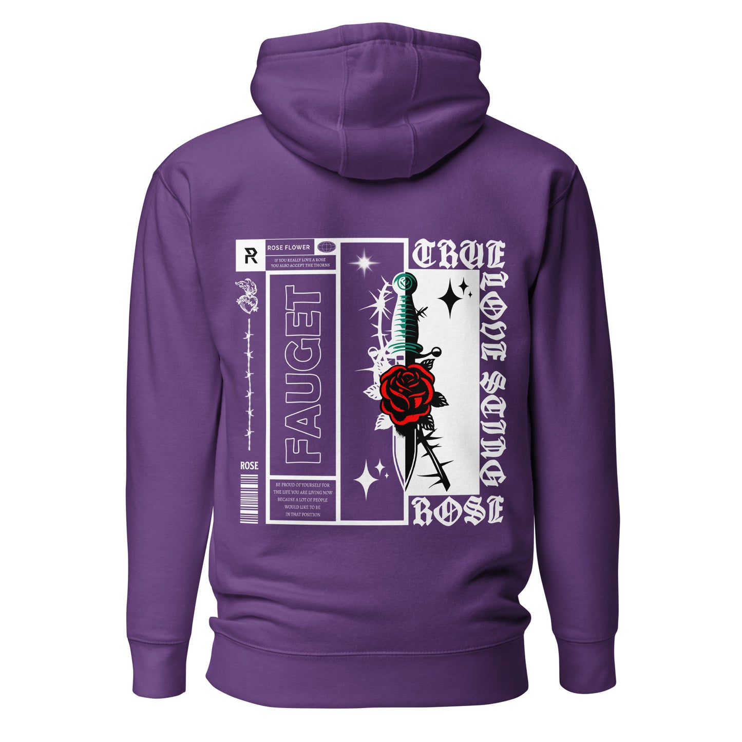 TRUE LOVE THORNS - Kapuzenpullover