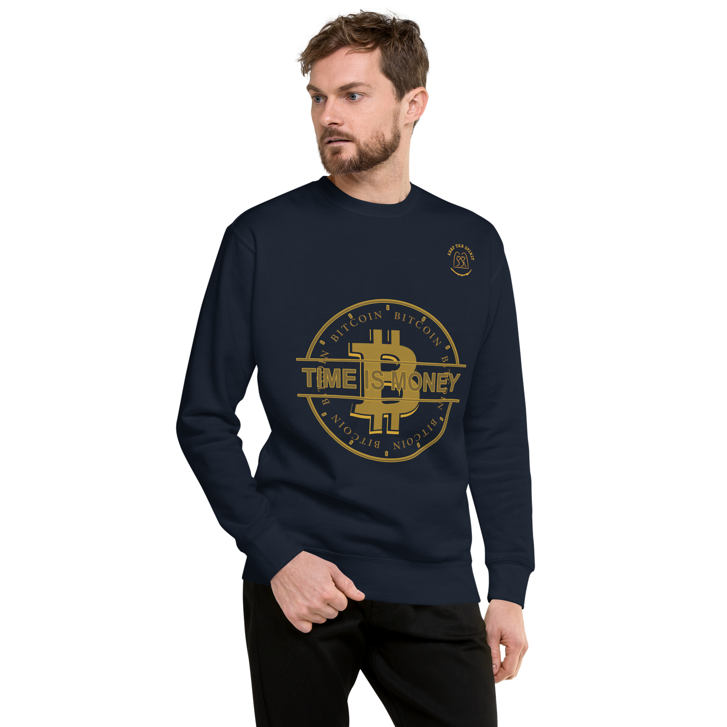 Bitcoin-Pullover | Frauen | Männer | Geschenk | Time | Money