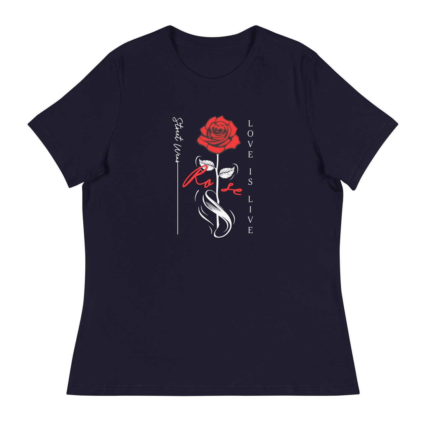Rosen T-Shirt | Lockeres Damen-T-Shirt