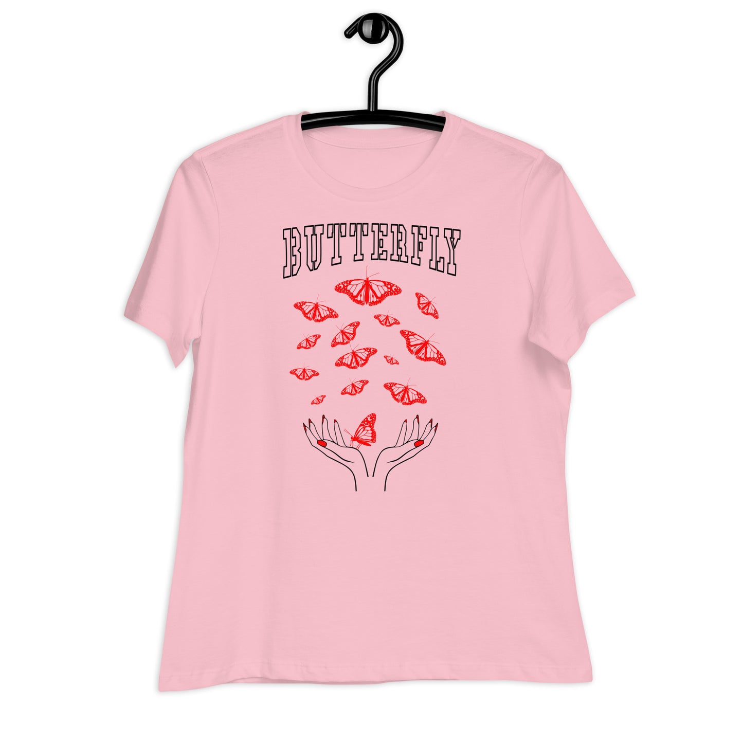 Butterfly Rote Schmetterlinge T-Shirt