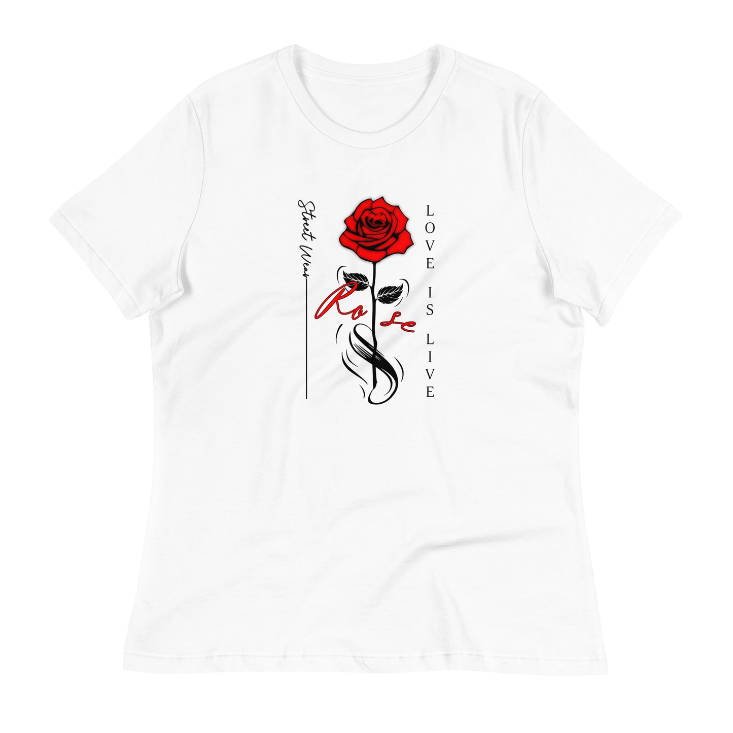 Rosen T-Shirt | Lockeres Damen-T-Shirt