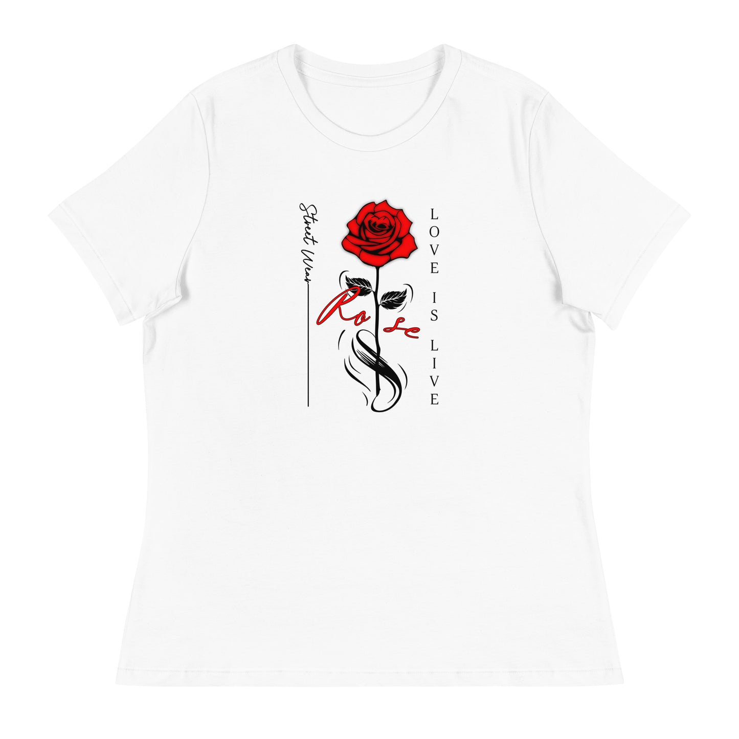 Rosen T-Shirt | Lockeres Damen-T-Shirt