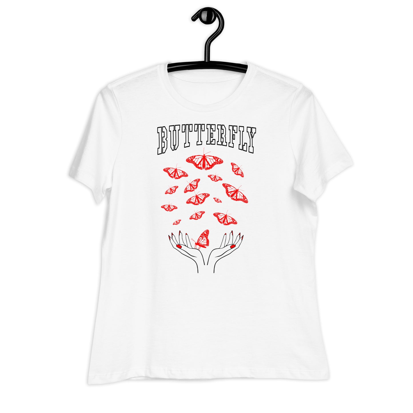 Butterfly Rote Schmetterlinge T-Shirt