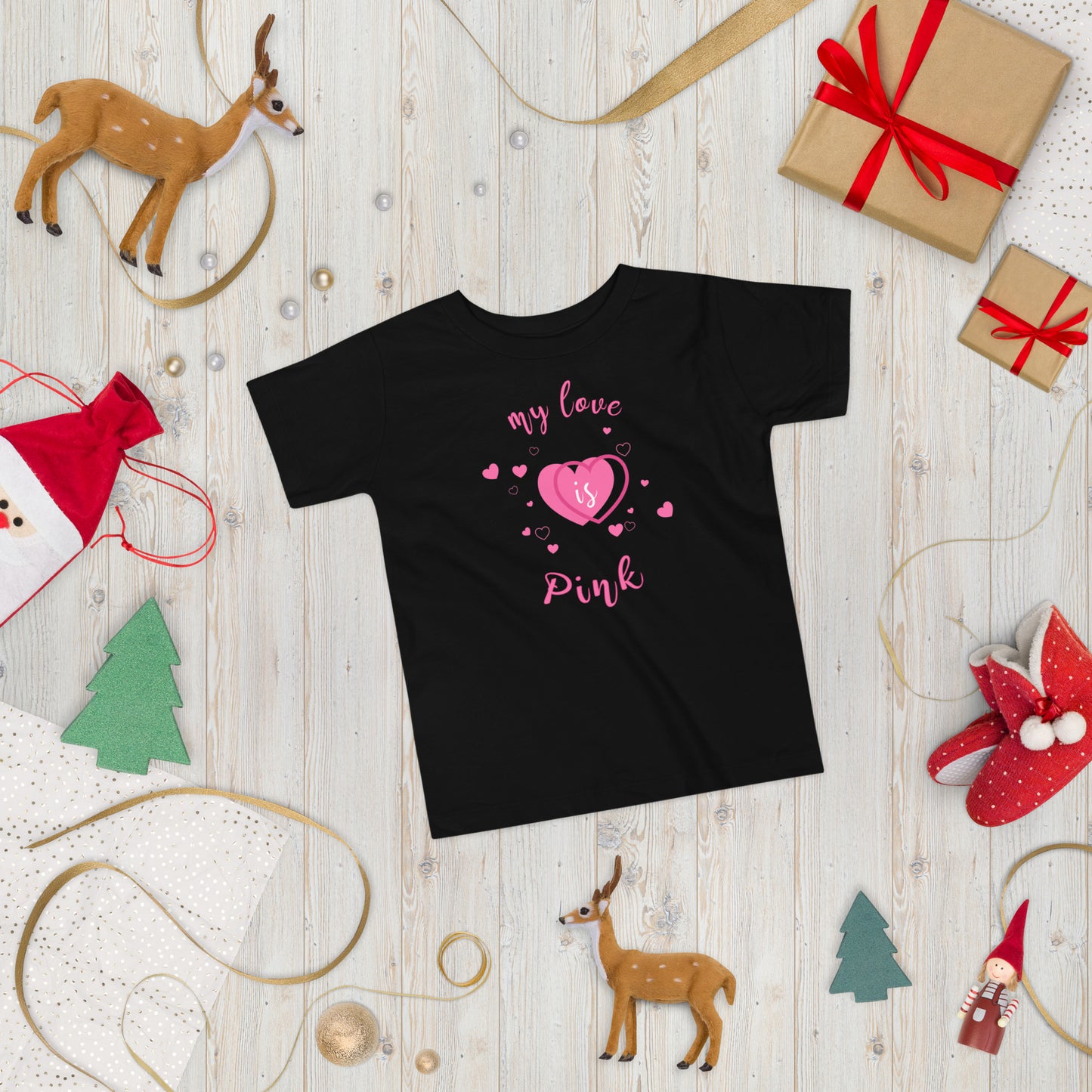 Baby T-Shirt "My love is Pink"