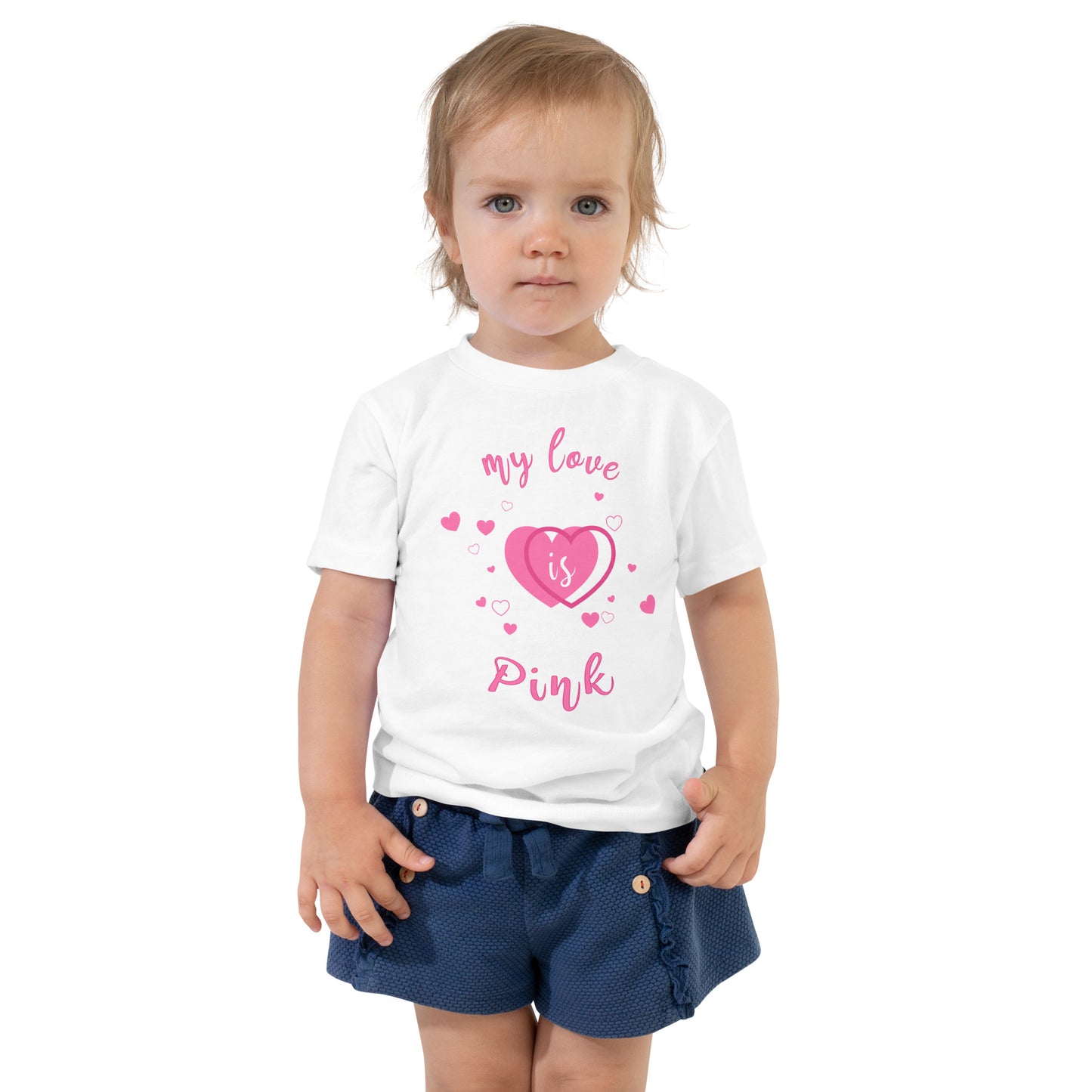 Baby T-Shirt "My love is Pink"