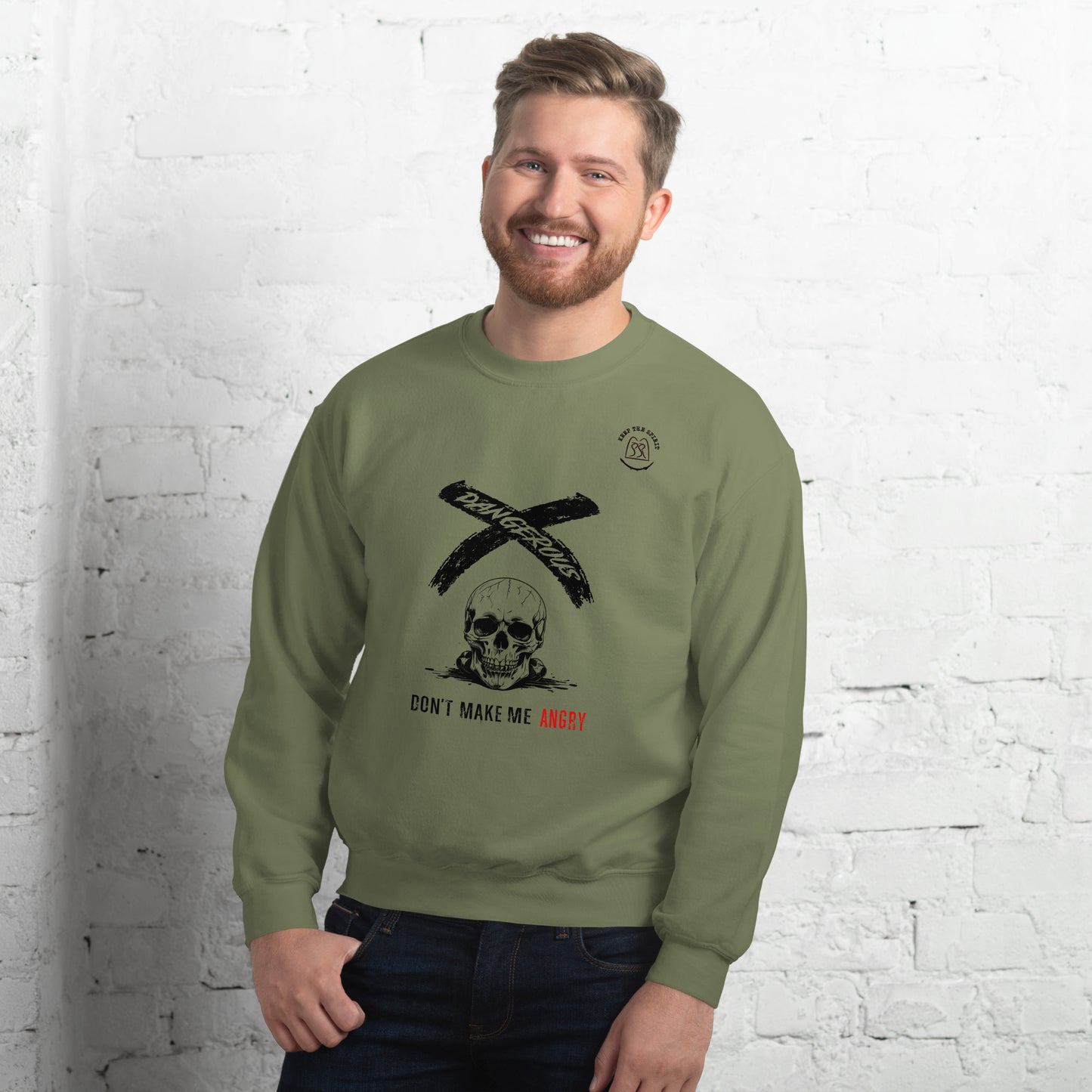 Totenkopf Pullover mit Individuellem Design Ideal als Geschenk