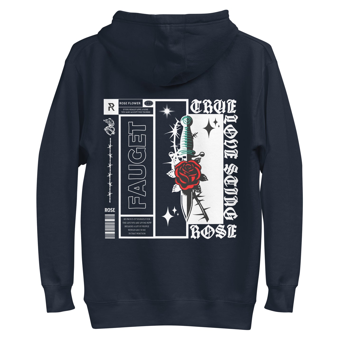 TRUE LOVE THORNS - Kapuzenpullover