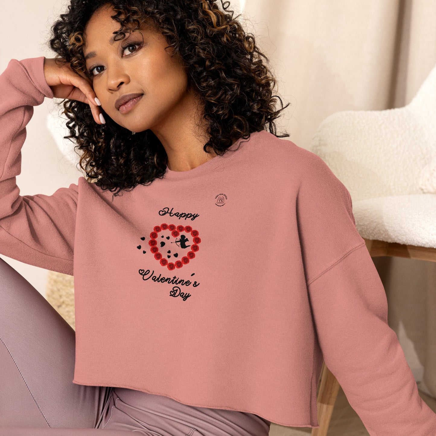 Valentinstag für die liebsten | Crop-Pullover