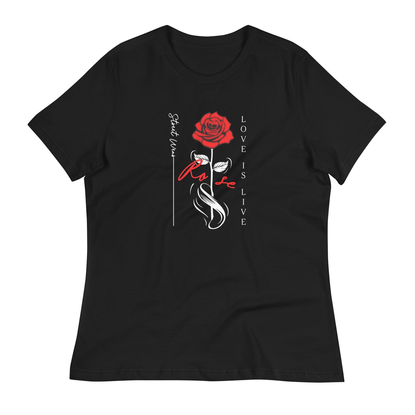 Rosen T-Shirt | Lockeres Damen-T-Shirt