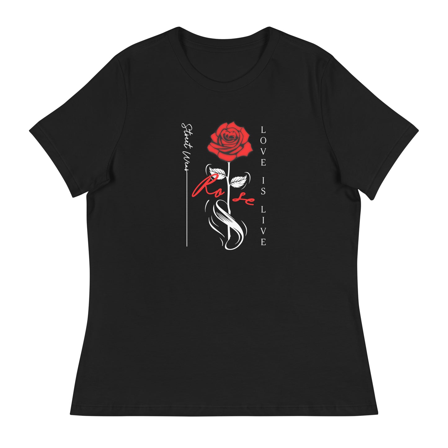 Rosen T-Shirt | Lockeres Damen-T-Shirt